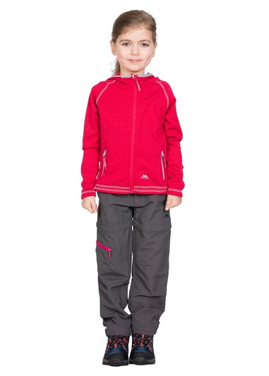 Trespass Kids Raspberry Goodness Full Zip Hooded Fleece Jacket (3-12yrs)