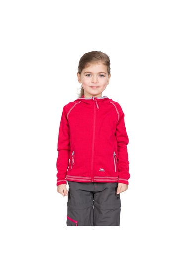 Trespass Kids Raspberry Goodness Full Zip Hooded Fleece Jacket (3-12yrs)