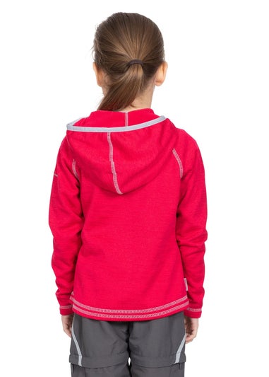 Trespass Kids Raspberry Goodness Full Zip Hooded Fleece Jacket (3-12yrs)