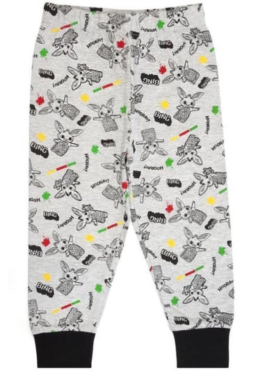 Bing Bunny Boys Black/Grey Long-Sleeved Pyjama Set (1-5yrs)