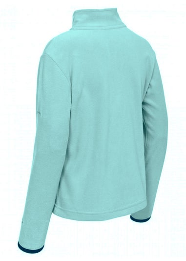 Trespass Kids Teal Sybil Half Zip Microfleece Top (2-12yrs)