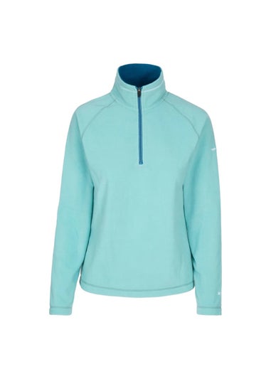 Trespass Kids Teal Sybil Half Zip Microfleece Top (2-12yrs)