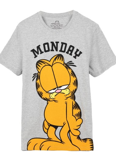 Garfield Grey/Black Monday Long Pyjama Set