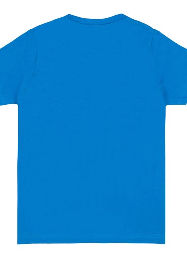 Sonic The Hedgehog Boys Blue Cartoon Character T-Shirt (4-8yrs)