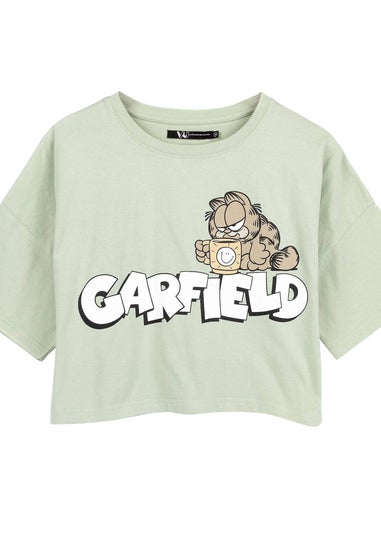 Garfield Green Coffee Long Pyjama Set