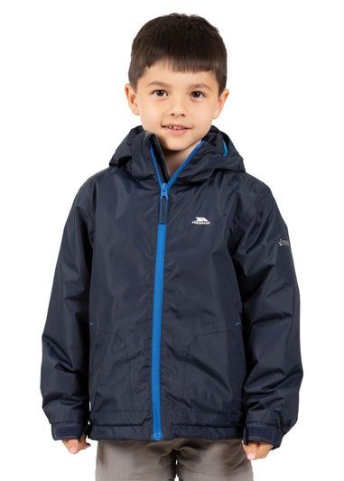 Trespass Boys Navy Rudi Waterproof Jacket (2-12yrs)