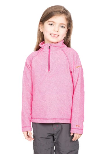 Trespass Girls Soft Pink Meadows Fleece (2-12yrs)