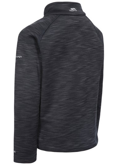 Trespass Boys Black Edvin Fleece Top (2-12yrs)