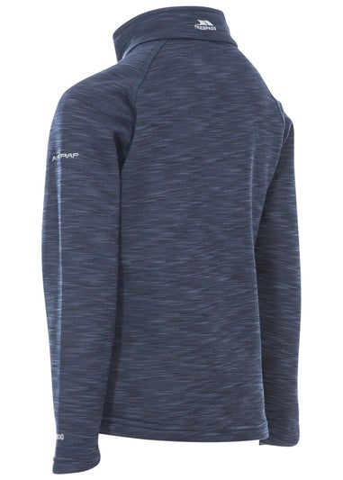 Trespass Boys Navy Edvin Fleece Top (2-12yrs)