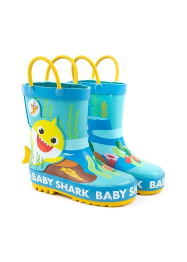 Baby Shark Kids Blue Garden Wellies (Younger 4 - Older 1)