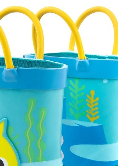 Baby Shark Kids Blue Garden Wellies (Younger 4 - Older 1)