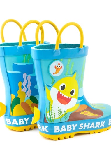 Baby Shark Kids Blue Garden Wellies (Younger 4 - Older 1)