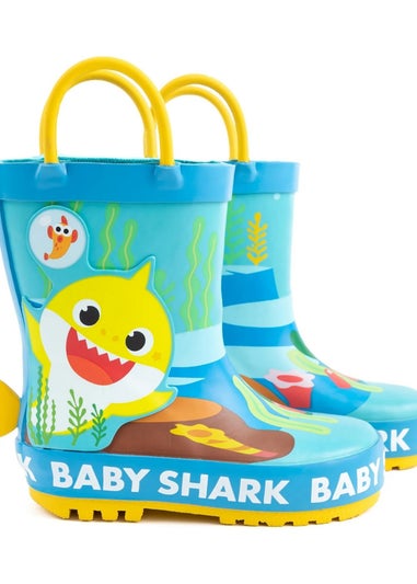 Baby Shark Kids Blue Garden Wellies (Younger 4 - Older 1)