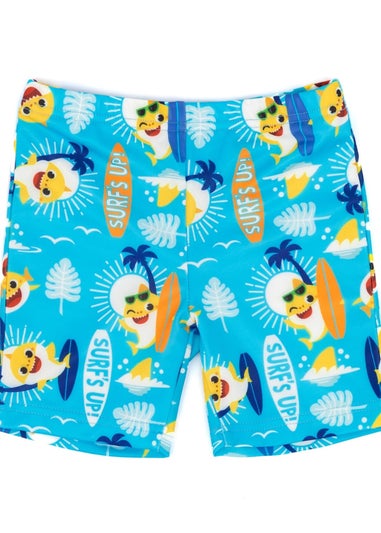 Baby Shark Boys Blue Surfs Up! Two-Piece Swimsuit (1-6yrs)