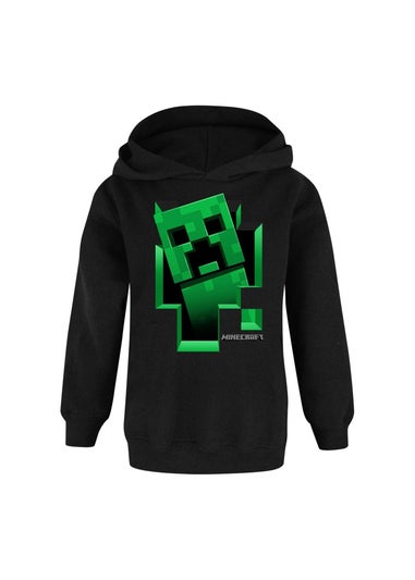 Minecraft Kids Black Creeper Inside Hoodie (5-15yrs)