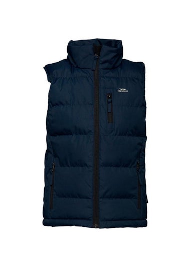 Trespass Boys Navy Taske Weatherproof Padded Gilet (3-12yrs)