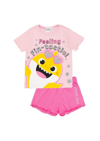 Baby Shark Pink Feeling Fin-Tastic Short Pyjama Set (1-5yrs)