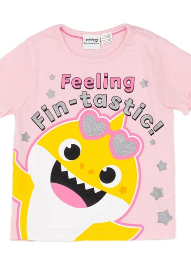 Baby Shark Pink Feeling Fin-Tastic Short Pyjama Set (1-5yrs)