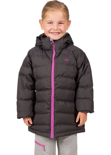 Trespass Kids Dark Grey Amira Casual Jacket (2-12yrs)