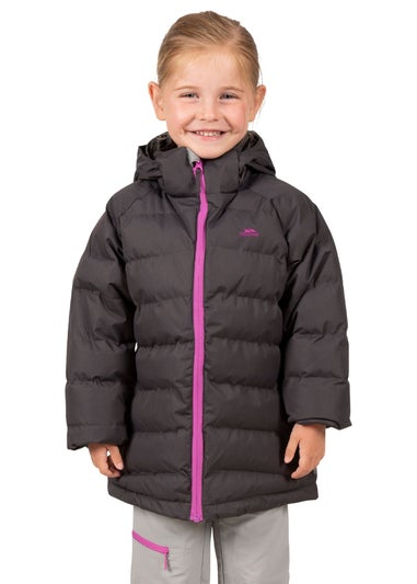 Trespass Kids Dark Grey Amira Casual Jacket (2-12yrs)