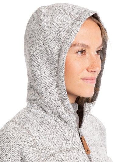 Trespass Dark Grey Reserve Hooded Fleece