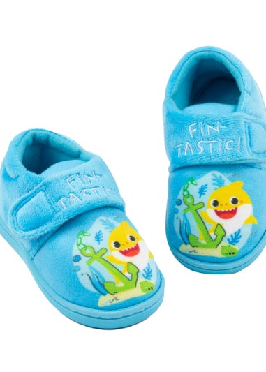 Baby Shark Boys Blue Fintastic Slippers (Younger 4 - Younger 9)