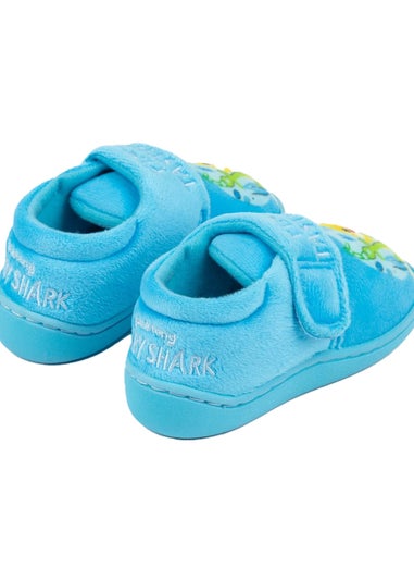 Baby Shark Boys Blue Fintastic Slippers (Younger 4 - Younger 9)