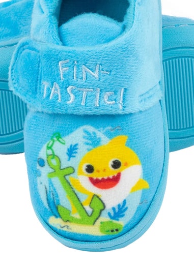 Baby Shark Boys Blue Fintastic Slippers (Younger 4 - Younger 9)