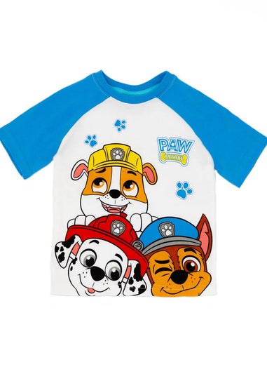 Paw Patrol Boys Blue Printed Short-Sleeved Pyjama Set (1-6yrs)