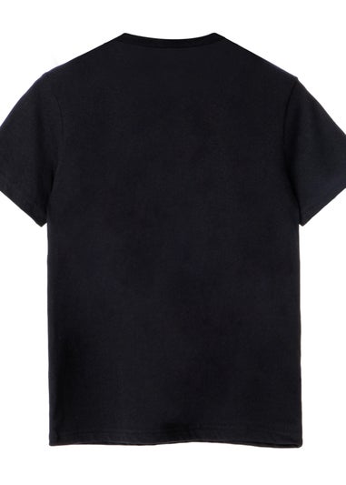 Hot Wheels Boys Black Made To Race Neon T-Shirt (3-12yrs)