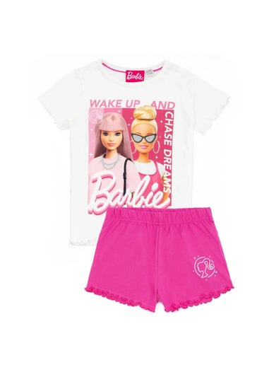 Barbie Girls Candy Pink Characters Short Pyjama Set (7-10yrs)