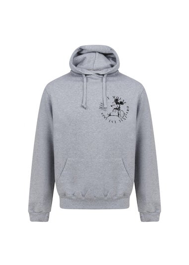 Disney Grey Original Mickey Mouse Circle Hoodie