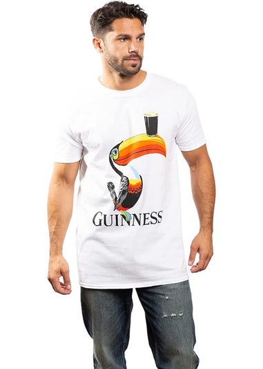 Guinness White Toucan Cotton T-Shirt