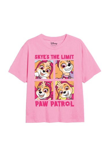 Paw Patrol Girls Pink Skye's The Limit T-Shirt (3-8yrs)