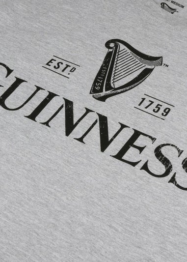 Guinness Grey Logo T-Shirt