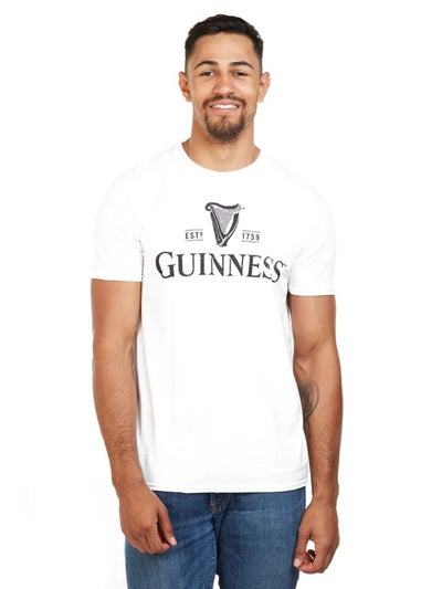 Guinness White Logo T-Shirt