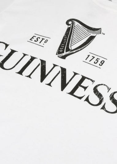 Guinness White Logo T-Shirt