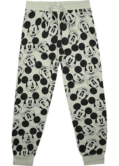 Disney Green Dreamboat Mickey Mouse Long Pyjama Set