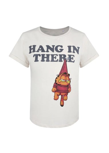 Garfield White/Black Hanging Out T-Shirt