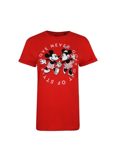 Disney Red Love Never Goes Out Of Style T-Shirt