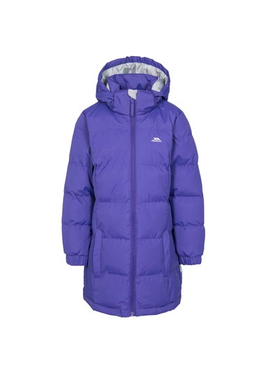 Trespass Girls Purple Kids Tiffy Padded Jacket (2-13yrs)