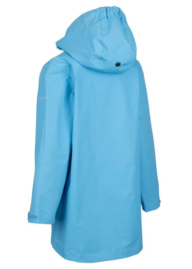 Trespass Girls Sky Blue Fairly TP50 Waterproof Jacket (2-10yrs)