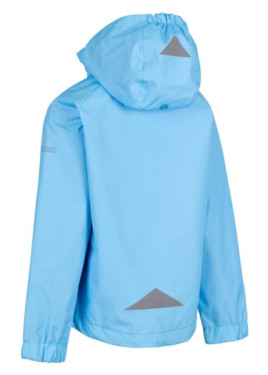 Trespass Girls Sky Blue Flexie TP50 Waterproof Jacket (2-12yrs)