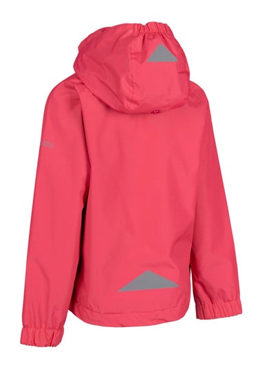 Trespass Girls Pink Flexie TP50 Waterproof Jacket (2-12yrs)