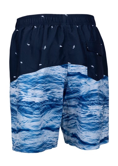 Trespass Navy Orman Swim Shorts