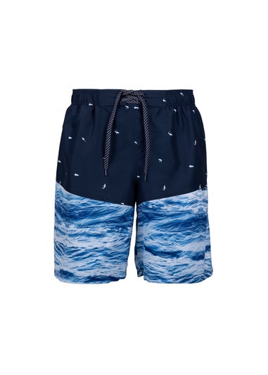 Trespass Navy Orman Swim Shorts