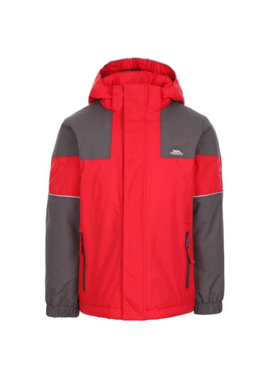 Trespass Boys Red Unlock Waterproof Jacket (2-12yrs)