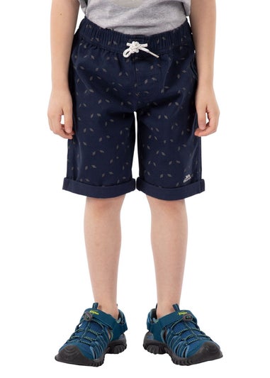 Trespass Boys Grey/Navy Publish Casual Shorts (2-12yrs)