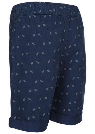 Trespass Boys Grey/Navy Publish Casual Shorts (2-12yrs)