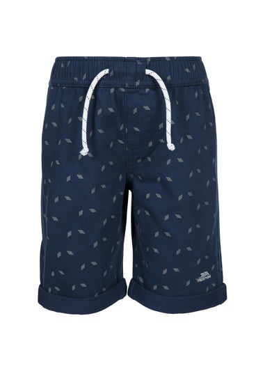 Trespass Boys Grey/Navy Publish Casual Shorts (2-12yrs)